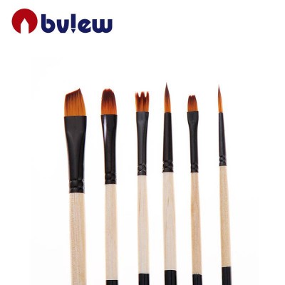 China Direct Nylon Paint Brush Oil Paint And Acrylic Artist Paint Brush Set